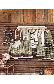 Mademoiselle Pearl Exploring The Forest With Ticky Sweater, Blouse, Hood Vest, Skirt, JSKs and Ops(Reservation/Full Payment Without Shipping)